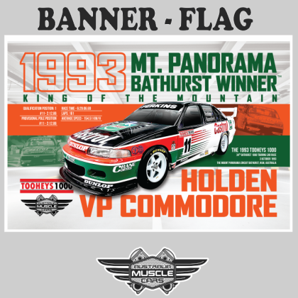 AMC Banner, VP Commodore 1993 Bathurst Winner Banner / Flag 150cm x 100cm