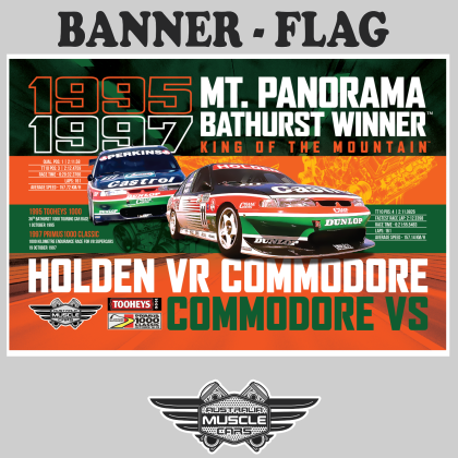 AMC Banner, Holden Commadore VR-VS 1995 – 1997 Bathurst Winner Banner / Flag 150cm x 100cm